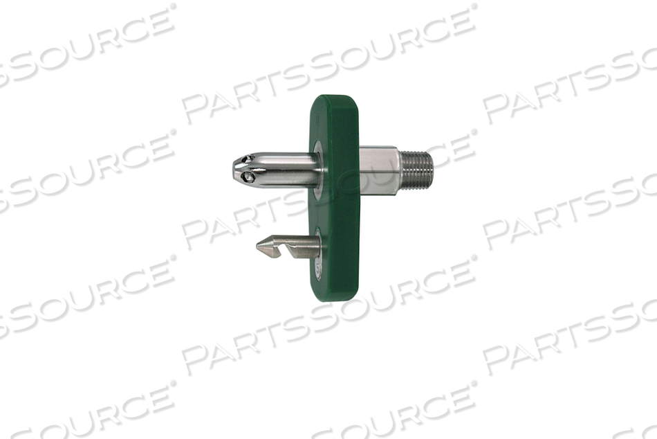 ADAPTER NCG RD O2 1/8NPTM*CLN,GREEN 