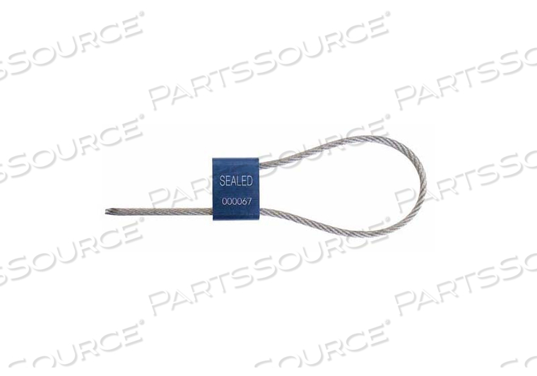 CABLE SEAL 12 X 13/64 IN BLUE PK200 by TydenBrooks
