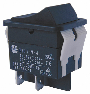 ROCKER SWITCH DPST 4 CONNECTIONS by Power First