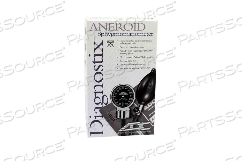 PALM ANEROID SPHYGMOMANOMETER, 23 TO 40 CM, ADULT, BLACK by American Diagnostic Corporation (ADC) PALM ANEROID SPHYGMOMANOMETER, 23 TO 40 CM, ADULT, BLACK by American Diagnostic Corporation (ADC)