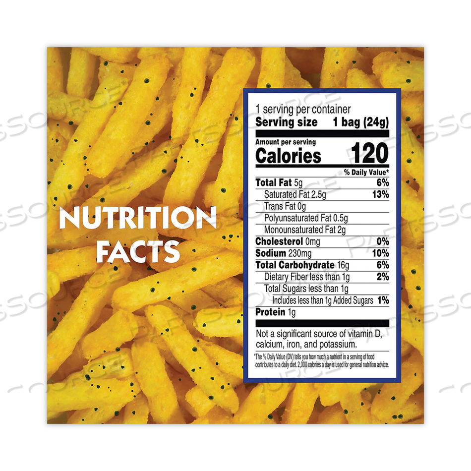 CHEDDAR FRIES, 0.85 OZ BAG, 72/BOX 