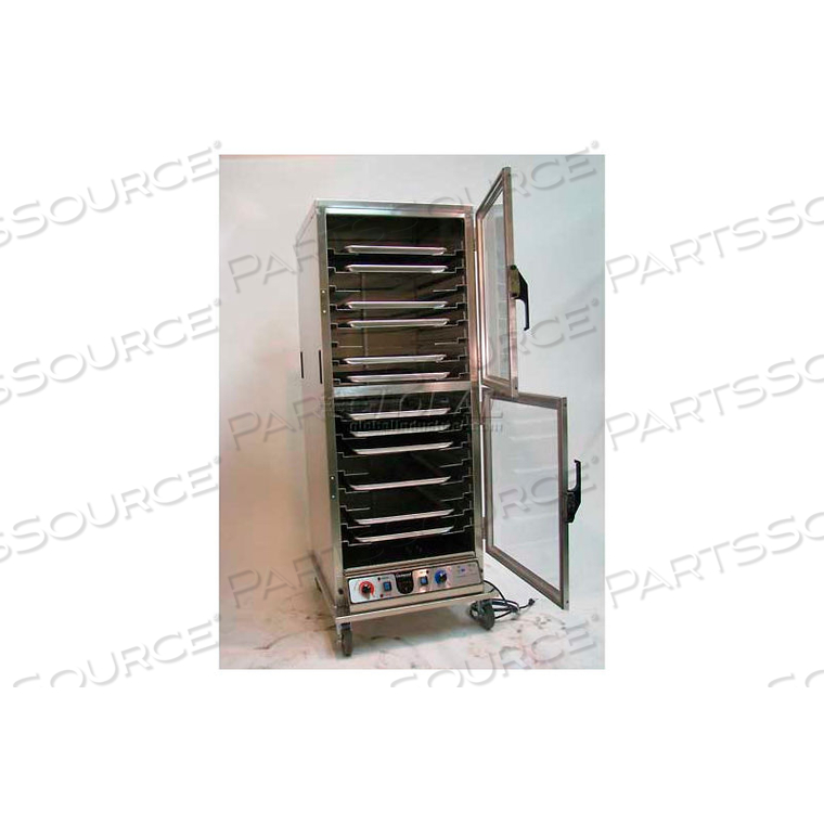 NON INSULATED PROOFER CABINET, 75"H X 29"W X 35"D, 35 PANS 