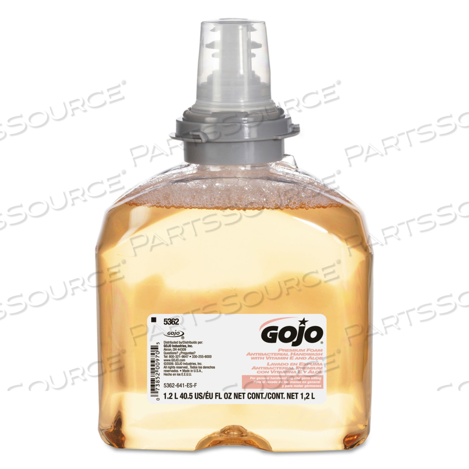 PREMIUM FOAM ANTIBACTERIAL HAND WASH, FRESH FRUIT SCENT, 1,200 ML by Gojo