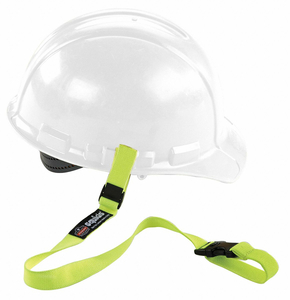 HARD HAT LANYARD BUCKLE ELASTIC LIME by Gem Products