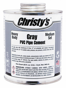 PIPE CEMENT GRAY 8 OZ. by Christy's