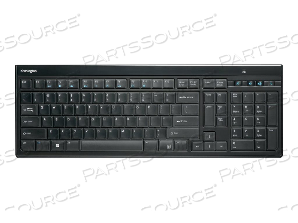 SLIMTYPE WIRELESS KEYBOARD, KEYBOARD, WIRELESS, 2.4 GHZ, US, BLACK by Kensington Computer Products SLIMTYPE WIRELESS KEYBOARD, KEYBOARD, WIRELESS, 2.4 GHZ, US, BLACK by Kensington Computer Products