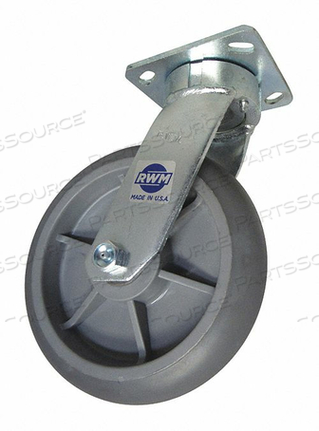 KINGPINLESS PLATE CASTER SWIVEL 600 LB. by RWM
