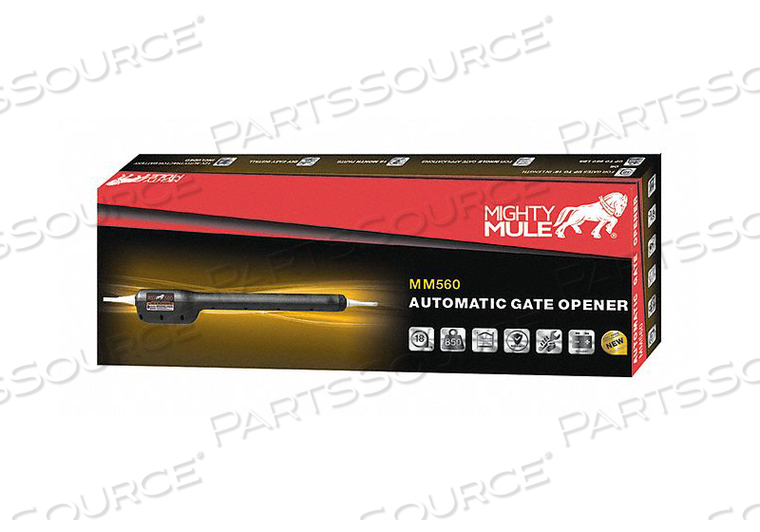 SWING GATE OPERATOR KIT SINGLE 12VDC by Mighty Mule