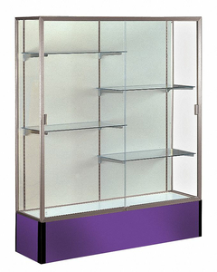 DISPLAY CASE 72X48X16 PURPLE by Waddell Display DISPLAY CASE 72X48X16 PURPLE by Waddell Display