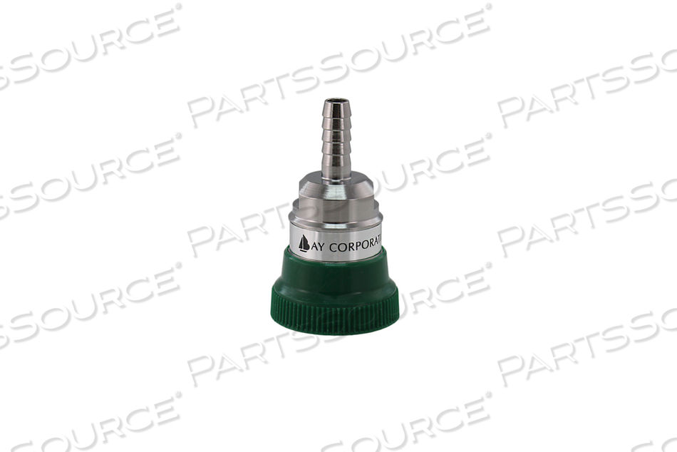 1/4IN HOSE BARB X OHMEDA FEMALE OXYGEN COUPLER by Bay Corporation