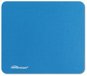 SMOOTH CLOTH NONSKID MOUSE PADS BLUE by Compucessory