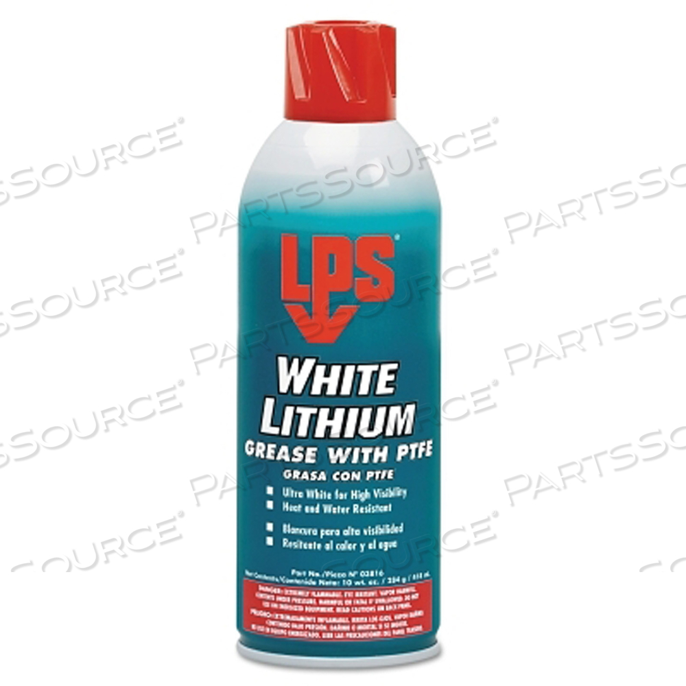 WHITE LITHIUM GREASE W/PTFE 16 OZ. by LPS