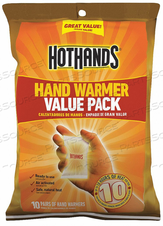 HAND WARMER 2-1/4 IN X 3-1/2 IN. PK10 