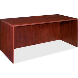 LORELL RECTANGULAR DESK SHELL - 66"W X 30"D X 29-1/2"H - MAHOGANY - ESSENTIALS SERIES by S.P. Richards Company LORELL RECTANGULAR DESK SHELL - 66"W X 30"D X 29-1/2"H - MAHOGANY - ESSENTIALS SERIES by S.P. Richards Company