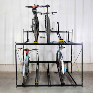 BIKE FIXATION LOCKABLE TWO TIER 10 BIKE STORAGE RACK by Saris Cycling Group