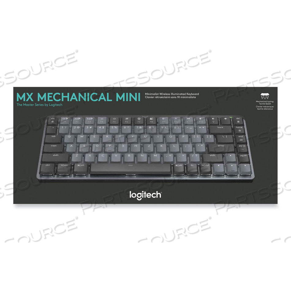 LOGITECH MX MECHANICAL MINI WIRELESS ILLUMINATED KEYBOARD, KEYBOARD INPUT DEVICE by Logitech LOGITECH MX MECHANICAL MINI WIRELESS ILLUMINATED KEYBOARD, KEYBOARD INPUT DEVICE by Logitech