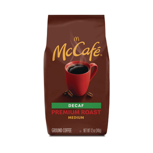 GROUND COFFEE, PREMIUM ROAST DECAF, 12 OZ BAG by McCafe