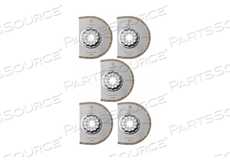 SEGMENT BLADES 3IN 3IN L PK5 by Fein