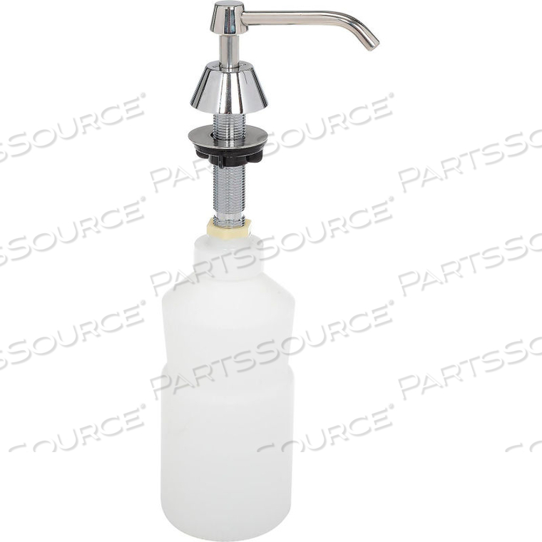 COUNTER MOUNT MANUAL LIQUID SOAP DISPENSER - CHROME by Frost Products Ltd COUNTER MOUNT MANUAL LIQUID SOAP DISPENSER - CHROME by Frost Products Ltd