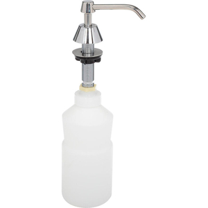 COUNTER MOUNT MANUAL LIQUID SOAP DISPENSER - CHROME by Frost Products Ltd COUNTER MOUNT MANUAL LIQUID SOAP DISPENSER - CHROME by Frost Products Ltd