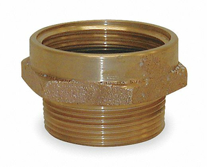 FIRE HOSE ADAPTER 2 NPT 2-1/2 NH by Moon American