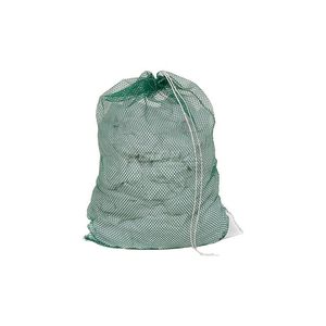 MESH BAG W/ DRAWSTRING CLOSURE, GREEN, 24X36, HEAVY WEIGHT by H.G. Maybeck Company