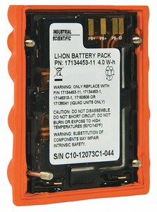 REPLACEMENT BATTERY PACK LI-ION 3.7VDC by Industrial Scientific