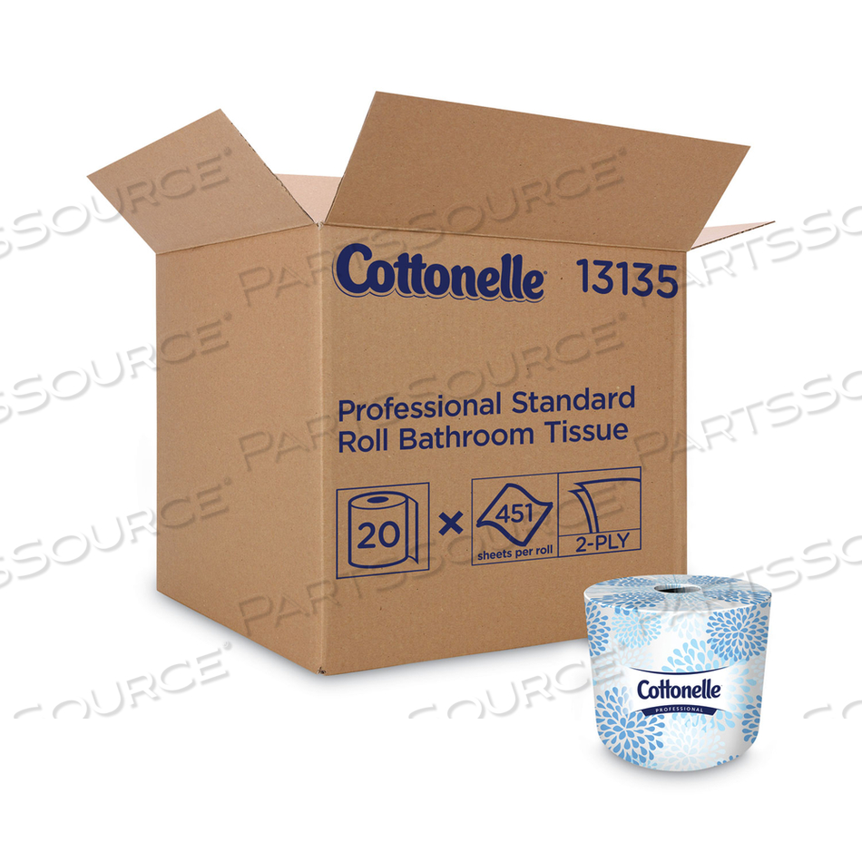 2-PLY BATHROOM TISSUE, SEPTIC SAFE, WHITE, 451 SHEETS/ROLL by Cottonelle 2-PLY BATHROOM TISSUE, SEPTIC SAFE, WHITE, 451 SHEETS/ROLL by Cottonelle