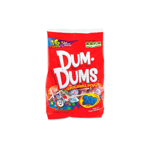 DUM DUM ORIGINAL POPS CANDY, ASSORTED FLAVORS, 33.9 OZ., 200/BAG by Marjack