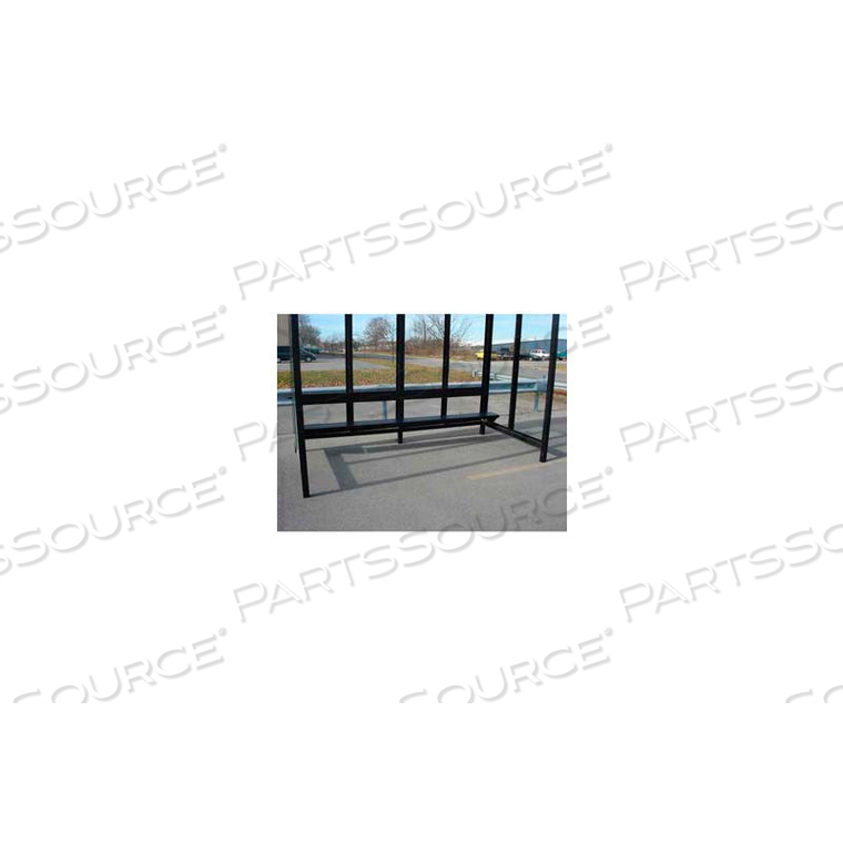 BENCH FOR 10' BUS SMOKING SHELTER, BRONZE 