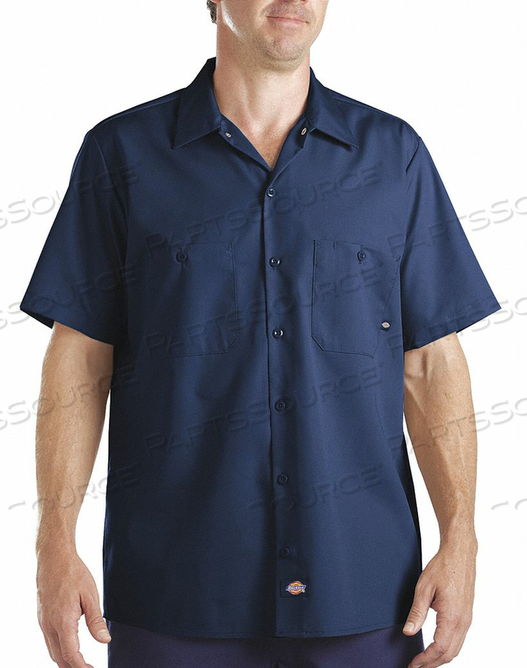 H4982 SHORT SLV INDSTRL SHIRT POPLIN NAVY XL by VF Imagewear, Inc.
