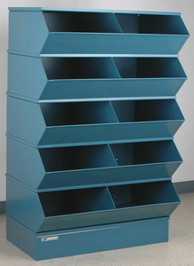 SECTIONAL BIN UNIT 10 BLUE 60-3/8 IN H by Stackbin Corporation