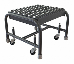 MOBILE STEP STAND ALUMINUM RIBBED 16INW by Tri-Arc