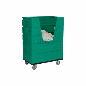 HOPPER FRONT PLASTIC BULK TRUCK, 43 CU. FT., GREEN by Quality Industries LLC HOPPER FRONT PLASTIC BULK TRUCK, 43 CU. FT., GREEN by Quality Industries LLC