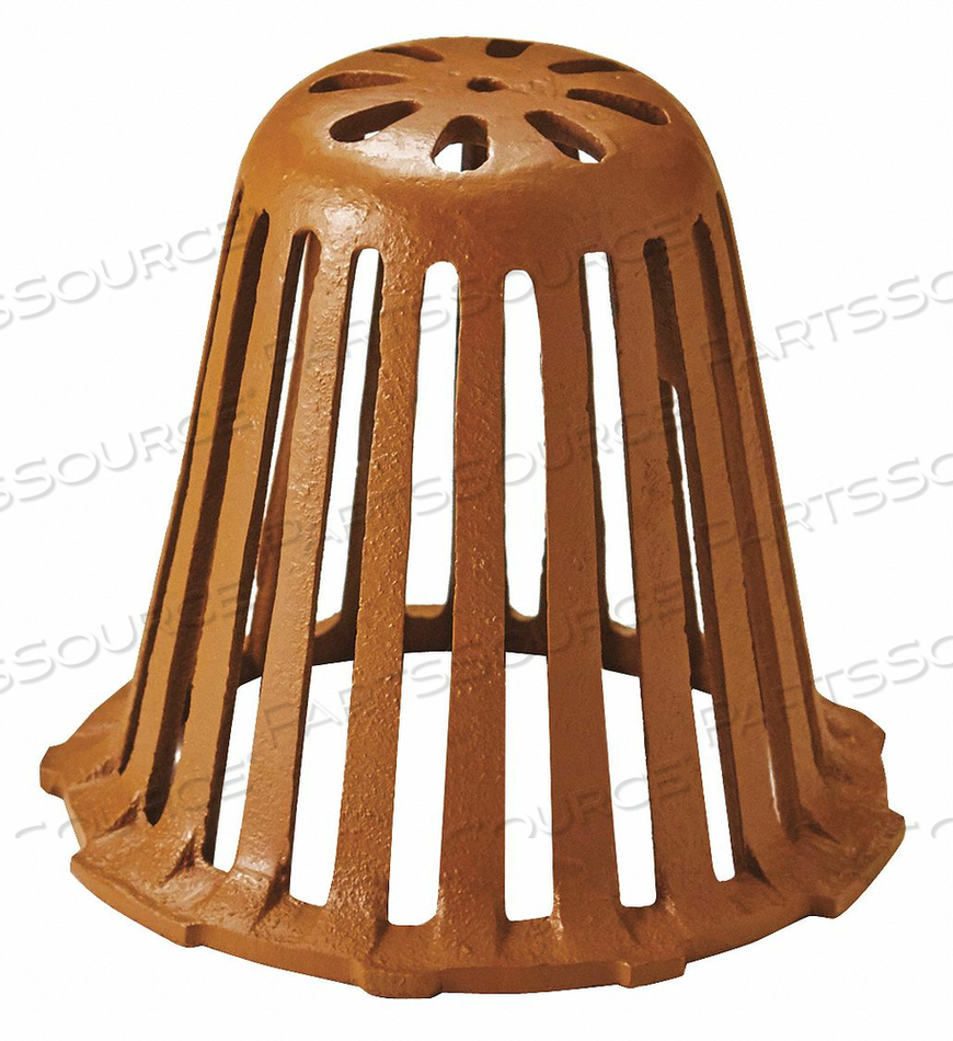 ROOF DRAIN F/110 CAST IRON DOME 6INH by Smith Light Commercial