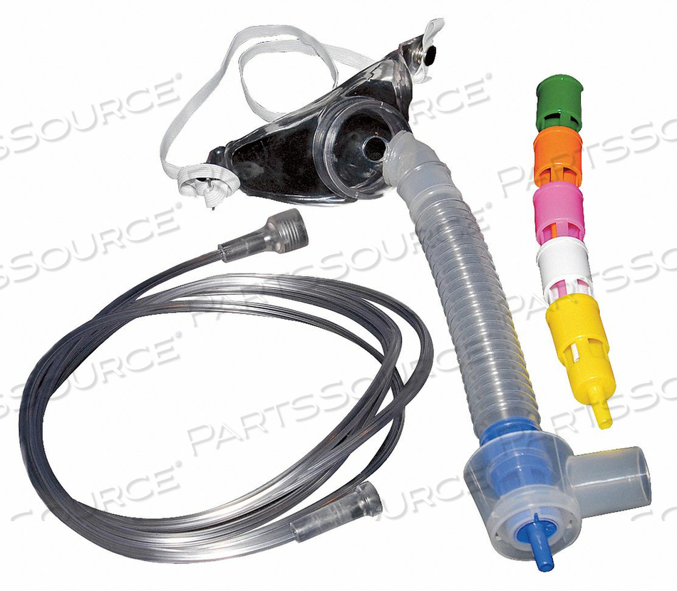 VENTURI MASK KIT ADULT PVC PK50 by Medsource