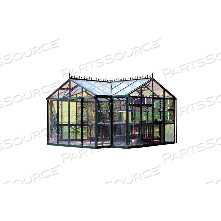 ROYAL VICTORIAN ORANGERIE, T-SHAPED, 15'L X 10' 2"W X 9'H 