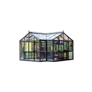 ROYAL VICTORIAN ORANGERIE, T-SHAPED, 15'L X 10' 2"W X 9'H by Exaco Trading Co.