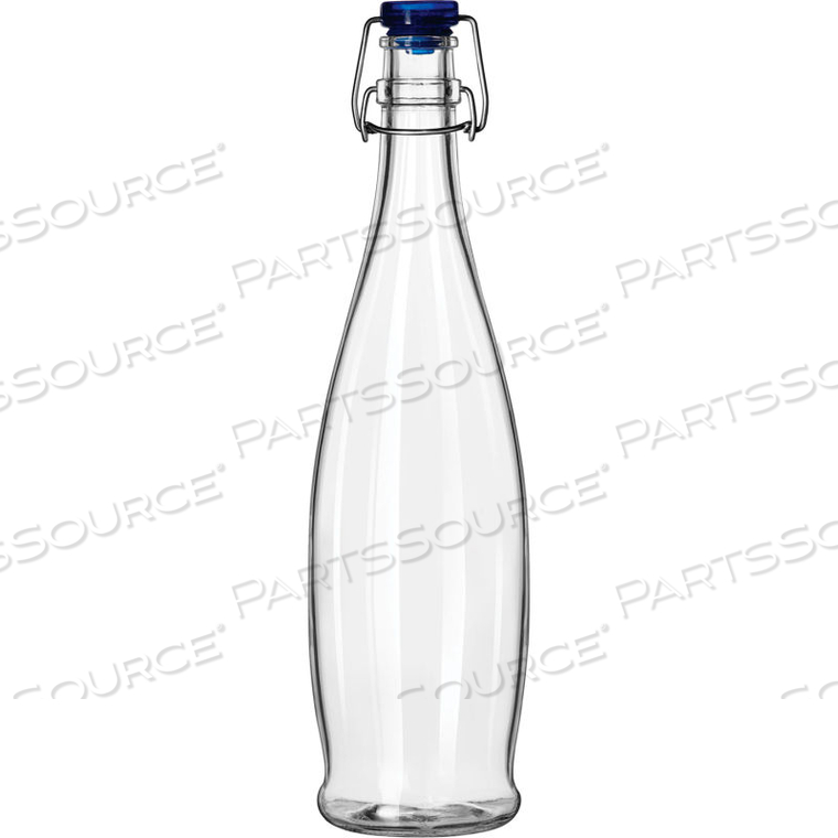 WATER BOTTLE WITH WIRE LID 33-7/8 OZ., 6 PACK 