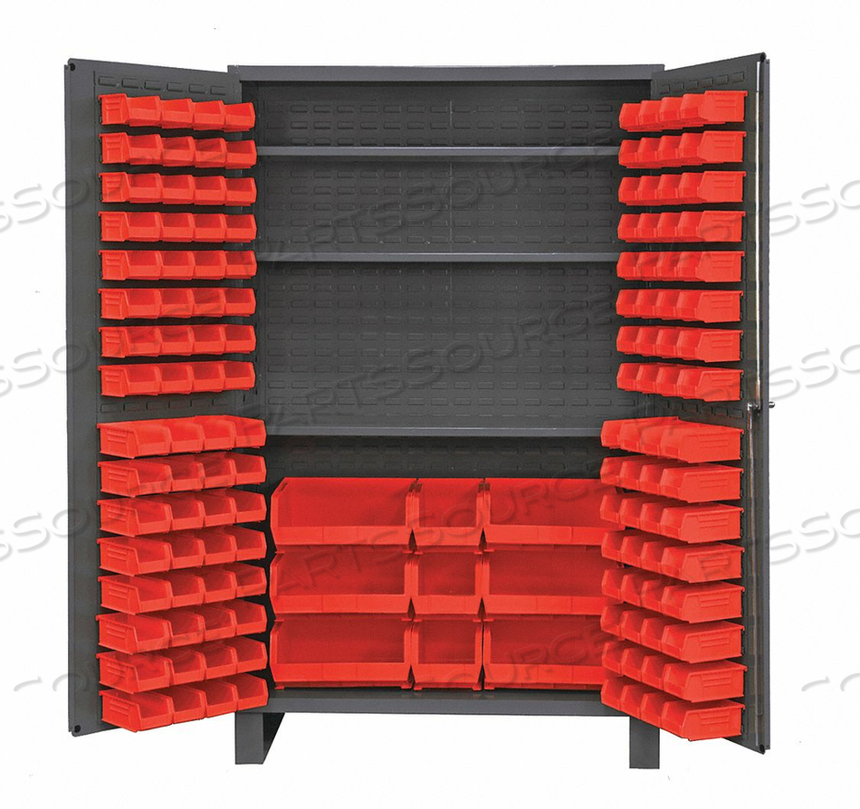 BIN CAB LOUVERED/SHELVING 78 H 48 W 24 D by Durham Manufacturing Company BIN CAB LOUVERED/SHELVING 78 H 48 W 24 D by Durham Manufacturing Company