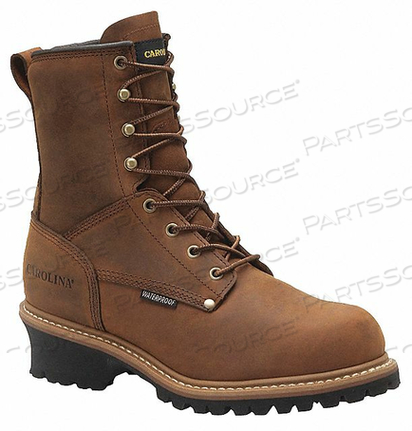 LOGGER BOOT 8 4E BROWN STEEL PR by Carolina Shoe