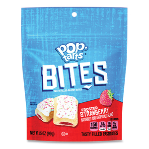 POP TARTS BITES, FROSTED STRAWBERRY, 3.5 OZ BAG, 6/CARTON by Kellogg's POP TARTS BITES, FROSTED STRAWBERRY, 3.5 OZ BAG, 6/CARTON by Kellogg's