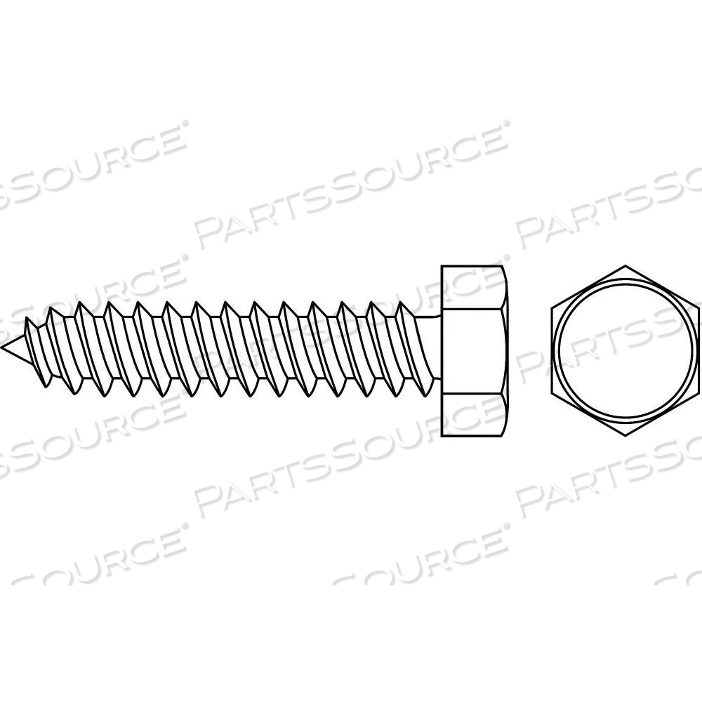 SHEET METAL SCREW, #10 SIZE, 1/2 IN LG, STEEL, ZINC PLATED, HEX WASHER, SLOTTED by Approved Vendor SHEET METAL SCREW, #10 SIZE, 1/2 IN LG, STEEL, ZINC PLATED, HEX WASHER, SLOTTED by Approved Vendor