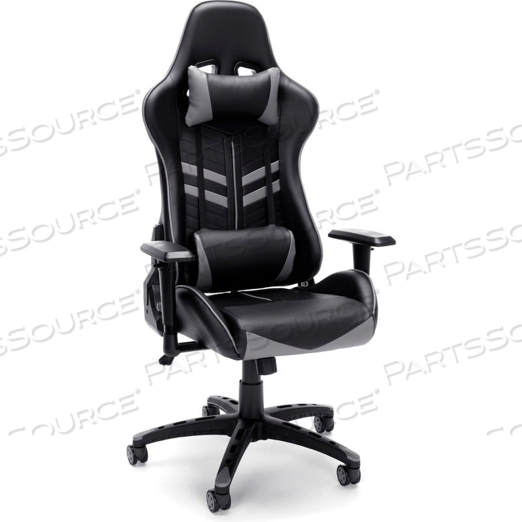 ESSENTIALS ESS-6065 RACING STYLE GAMING CHAIR, GRAY 