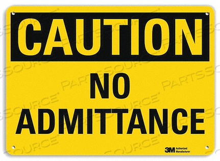 CAUTION SIGN 14 W X 10 H 0.055 THICK by Lyle Signs Inc.