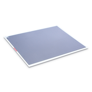 WALK-N-CLEAN DIRT GRABBER MAT WITH STARTER PAD, 31.5 X 25.5, GRAY by Crown