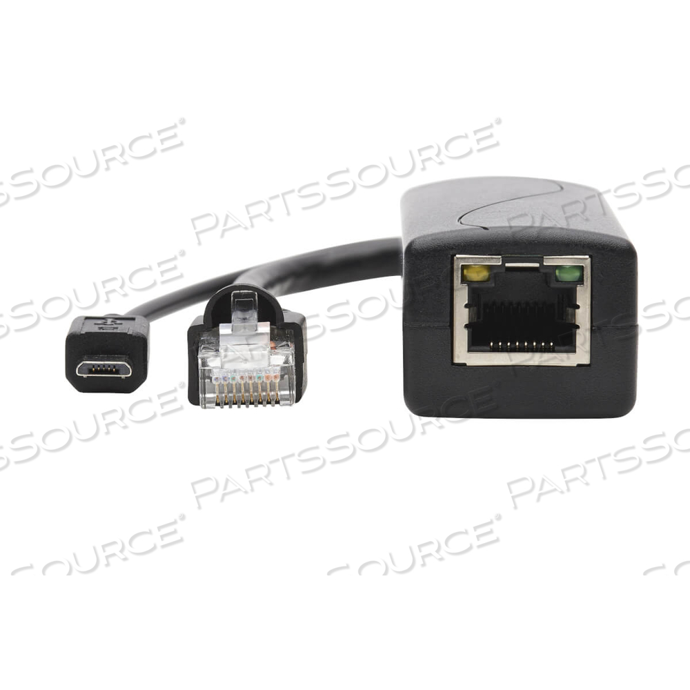 POE TO USB MICRO-B AND RJ45 ACTIVE SPLITTER 48V TO 5V 1A 100M by Tripp Lite