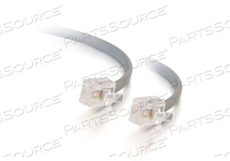 CABLE, 28 AWG CABLE, PVC JACKET, RJ-11 MALE, RJ-11 MALE, MEETS ROHS, 7 FT by Legrand AV (C2G) CABLE, 28 AWG CABLE, PVC JACKET, RJ-11 MALE, RJ-11 MALE, MEETS ROHS, 7 FT by Legrand AV (C2G)