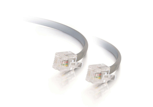 CABLE, 28 AWG CABLE, PVC JACKET, RJ-11 MALE, RJ-11 MALE, MEETS ROHS, 7 FT by Legrand AV (C2G) CABLE, 28 AWG CABLE, PVC JACKET, RJ-11 MALE, RJ-11 MALE, MEETS ROHS, 7 FT by Legrand AV (C2G)