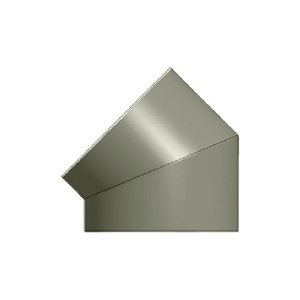 ZIP-A-DUCT 36" DIAMETER 45 GRAY LEFT HAND ELBOW by Fabricair Inc.